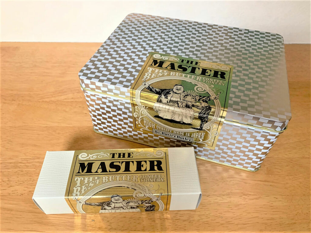 「THE MASTER」の「ラムレーズンバターサンド」（3個入・税込\1,620）