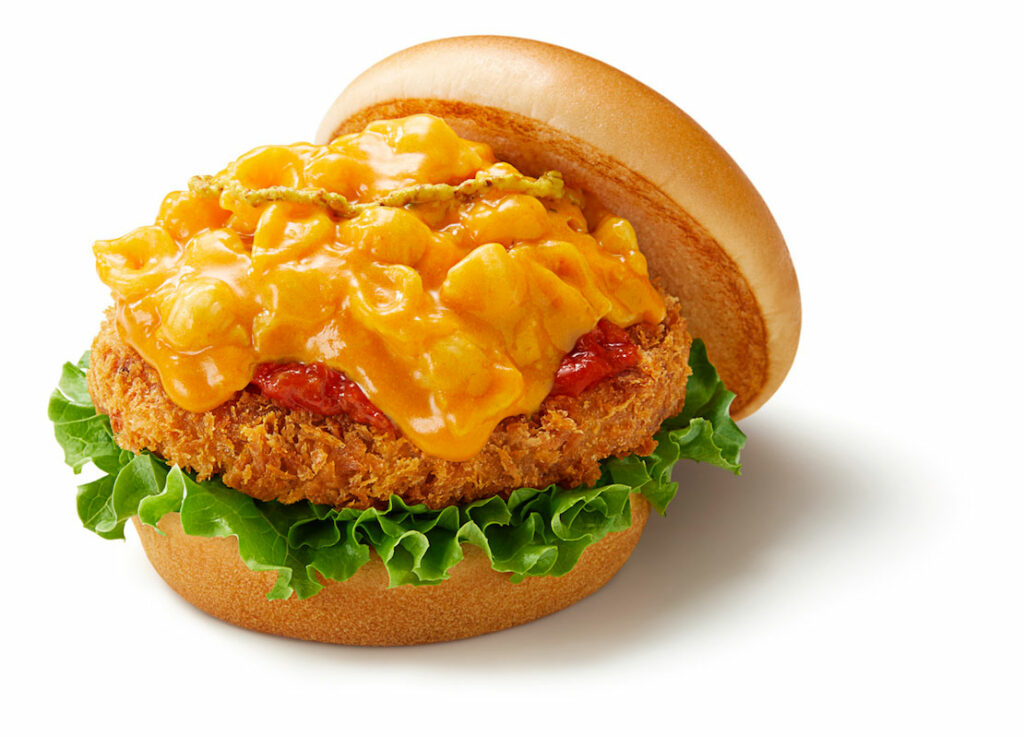 モスの新作「マッケンチーズ&コロッケバーガー」