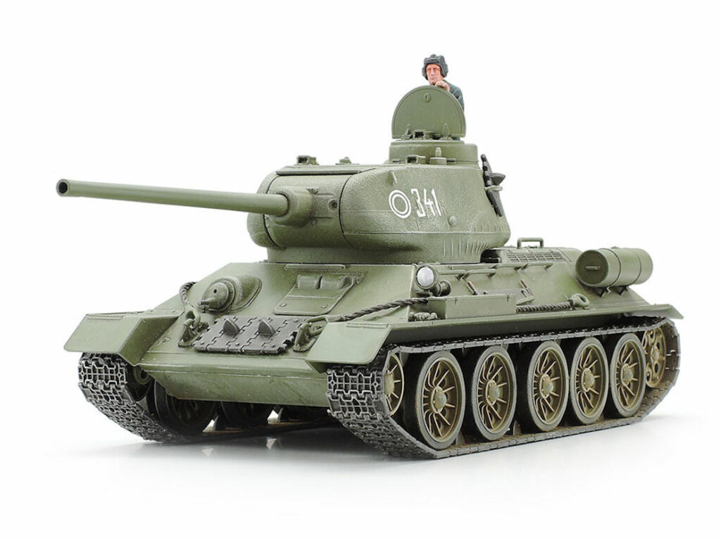 ソビエト軍の傑作T-34-85戦車がタミヤ製1/48プラモデルで登場！