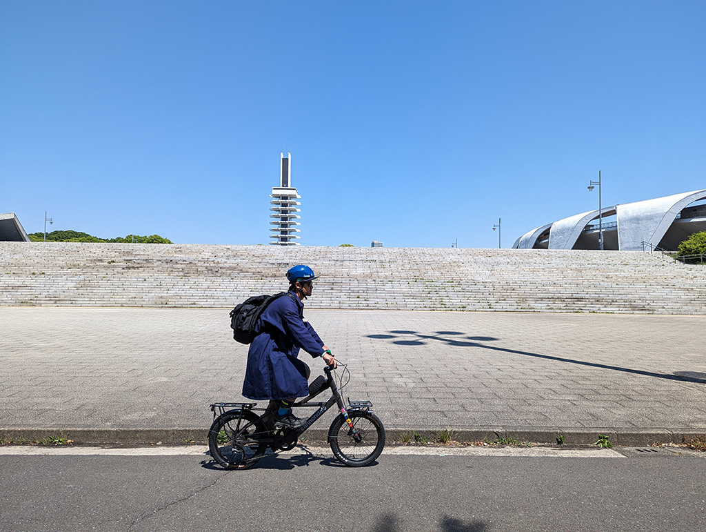 小径車ならではの軽快な走りとE-bikeのアシストと両方を持った未来的なモビリティー