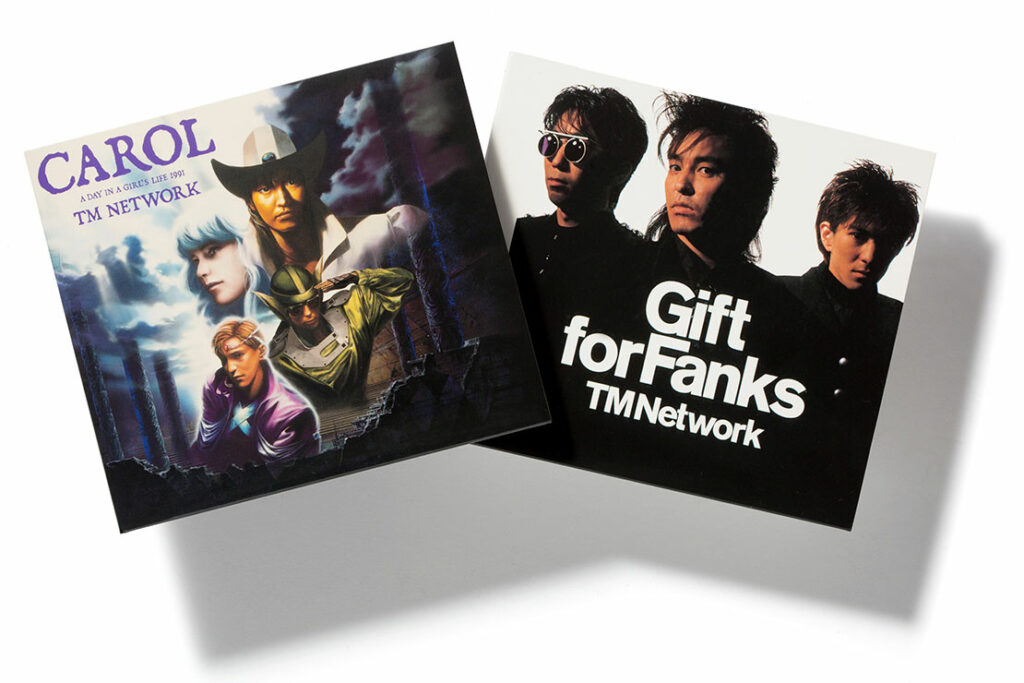 中古美品TM NETWORK 名盤「CAROL」 アナログレコード 2枚組 TM