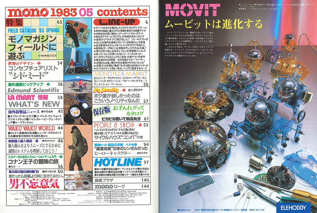 monoという名のタイムマシン 43年前に創刊、昭和58年5月のモノ