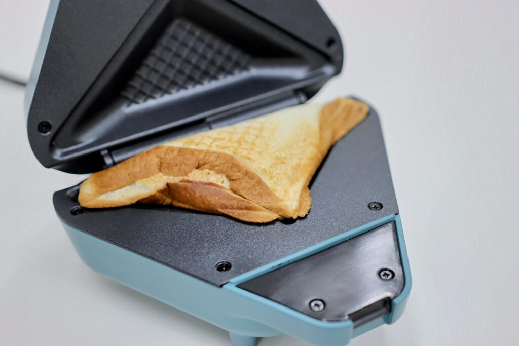 焼きあがったホットサンド