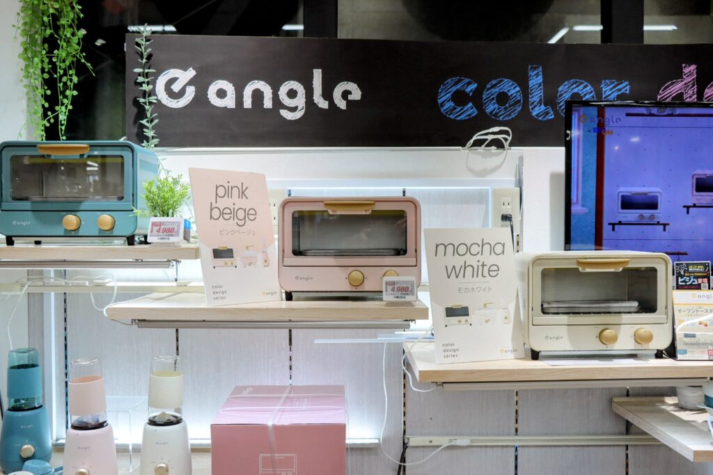 eangleオーブントースターの陳列