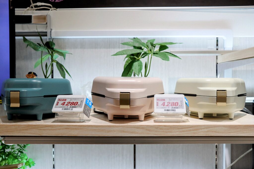 eangleホットサンドメーカーの陳列