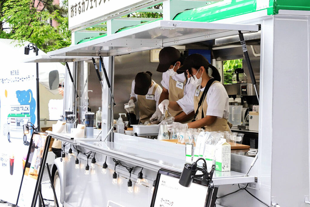 無印良品、全国を巡る “カフェインレスコーヒートラック” が東京・大阪